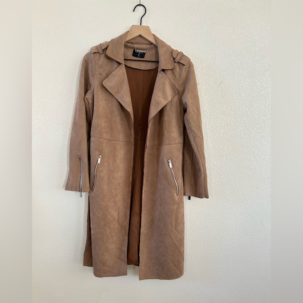 Tahari Light Brown Trench Coat